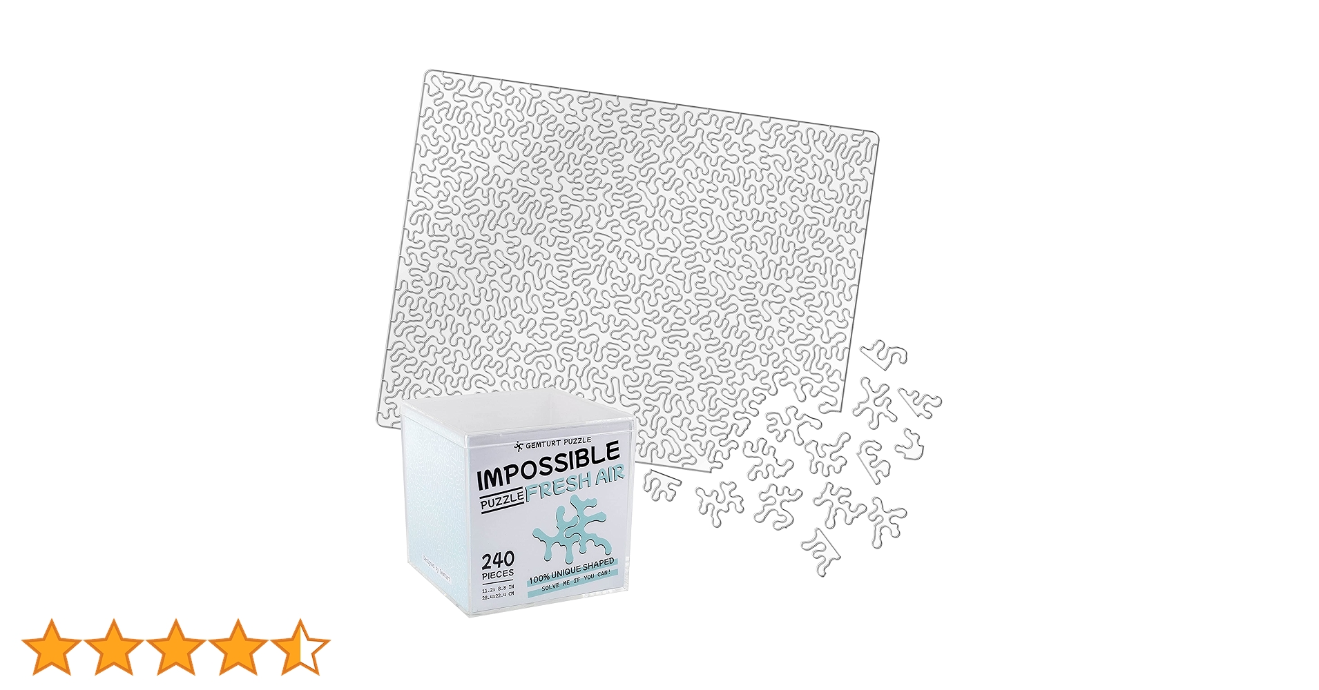 Amazon | GEMTURT Holographic Impossible Puzzle インポッシブル